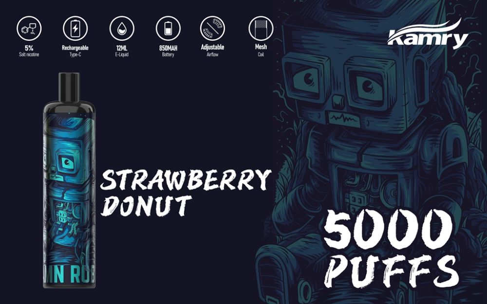Energy 5000 hơi strawberry donut