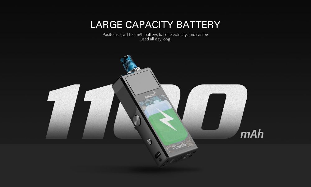 smoant pasito pod system dung lượng pin