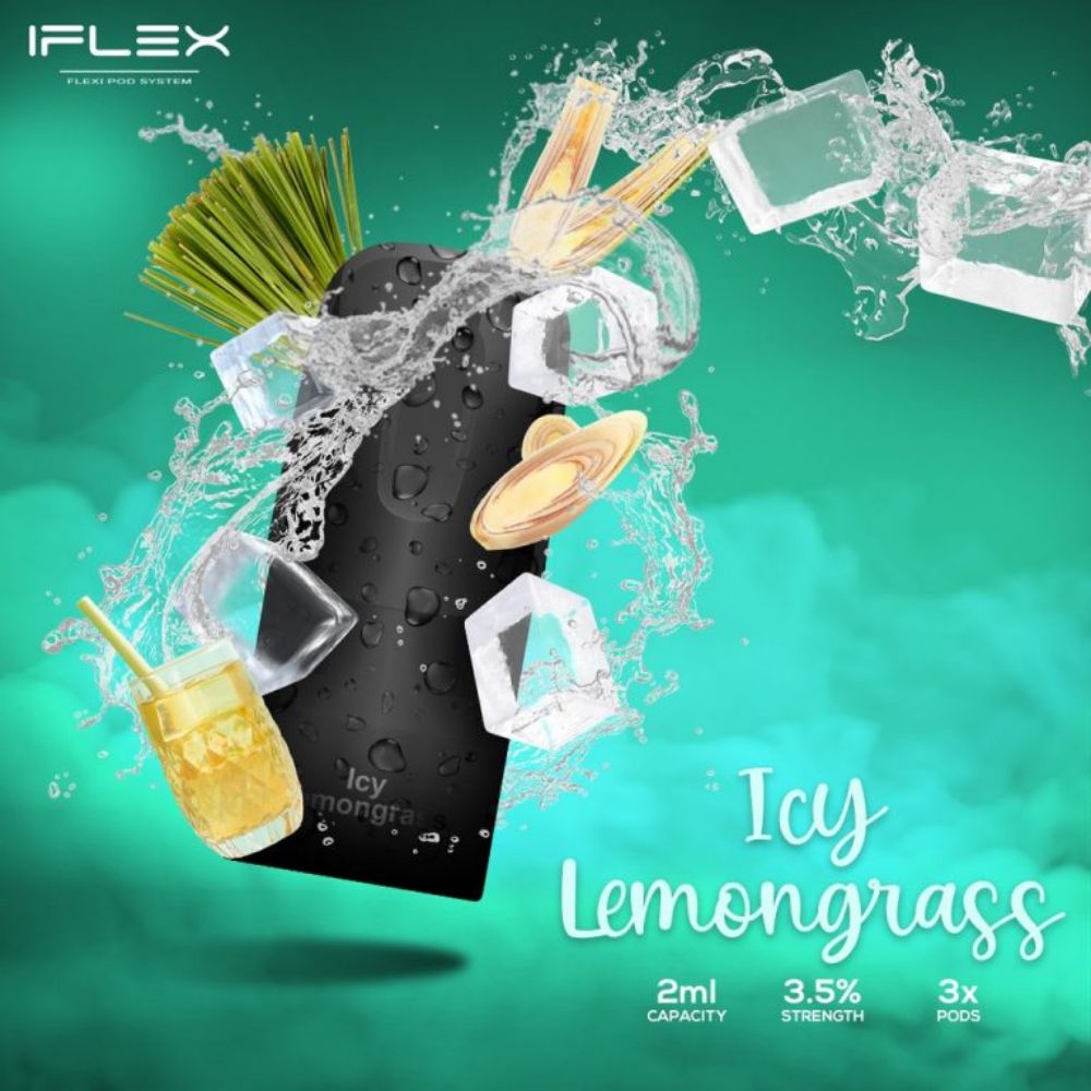 Đầu Pod Flex Icy Lemongrass – Vị Chanh Xả