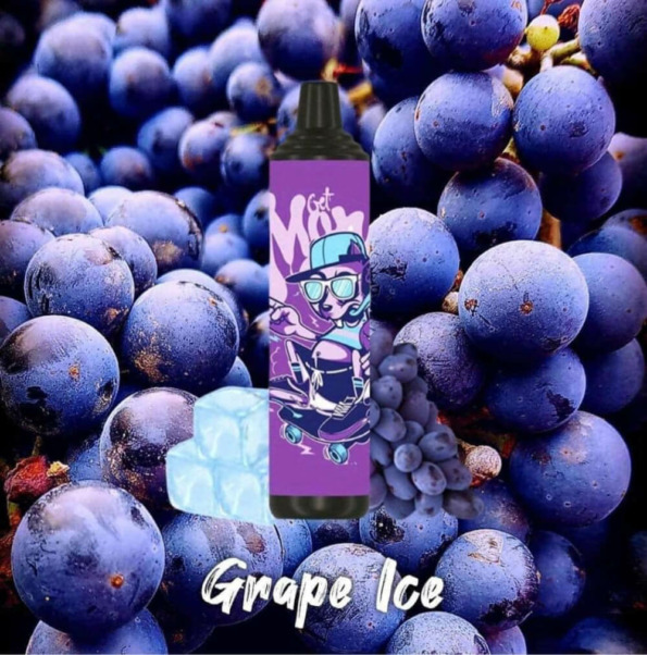 devil pod 4000 hơi vị grape ice