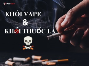 khói vape & khói thuốc lá